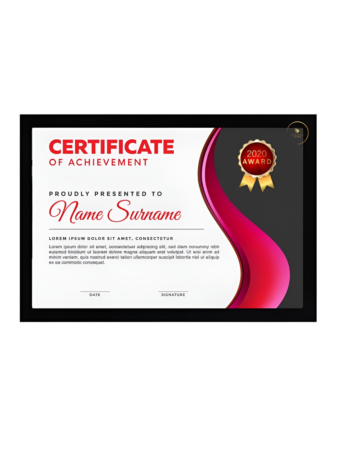 AbhiKalpya Art Studio-Get a vibe Black Wall Photo Frame