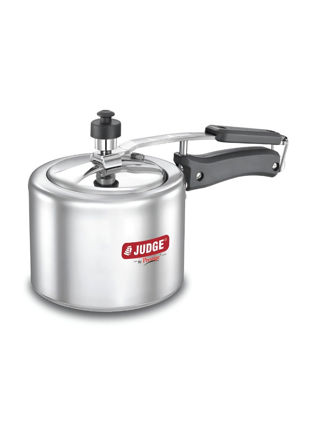 JUDGE By Prestige Basics Silver Aluminium Easy Grip Handle Non-Induction Inner Lid Pressure Cooker-5 L