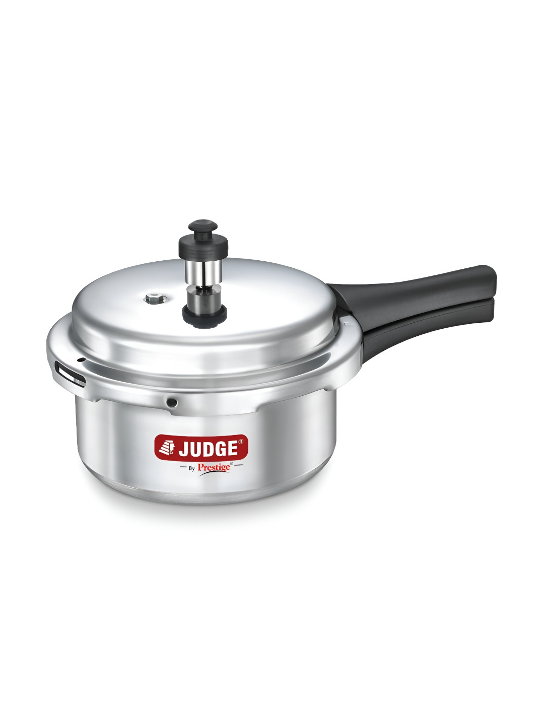 JUDGE By Prestige Basics Silver Aluminium Induction Base Non-Induction Outer Lid Pressure Cooker-2 L
