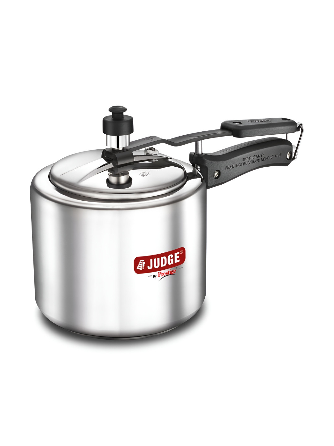 JUDGE By Prestige Classic Silver Stainless Steel Induction Base Inner Lid Pressure Cooker-3 L