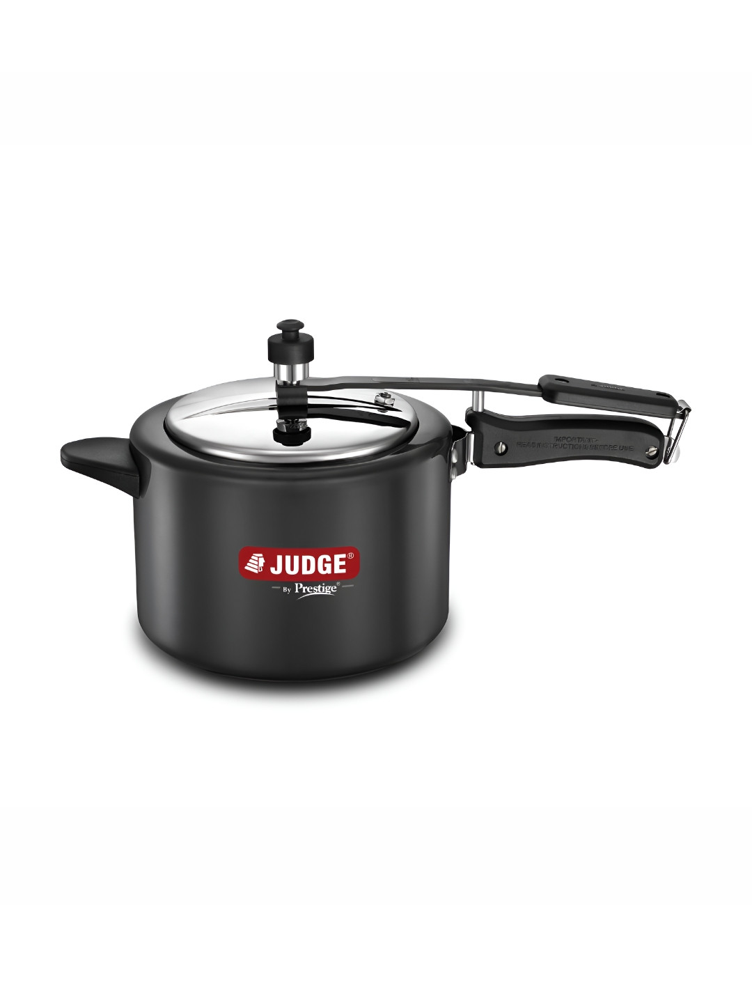 JUDGE By Prestige Vista Black Aluminium Induction Base Inner Lid Pressure Cooker-5 L