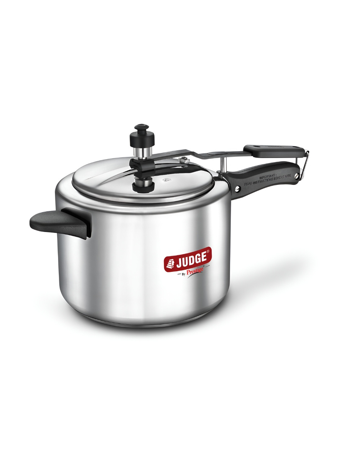 JUDGE By Prestige Classic Silver Stainless Steel Induction Base Inner Lid Pressure Cooker-5 L