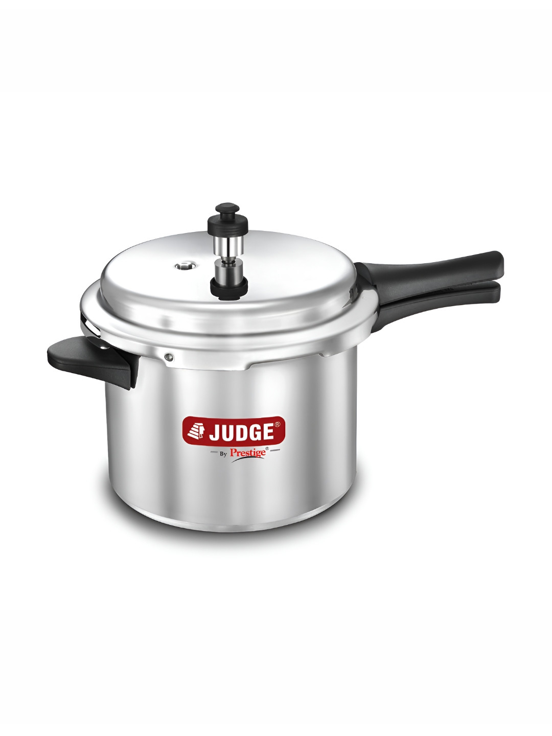 JUDGE By Prestige Basics Silver Aluminium Easy Grip Handle Non-Induction Outer Lid Pressure Cooker-5 L