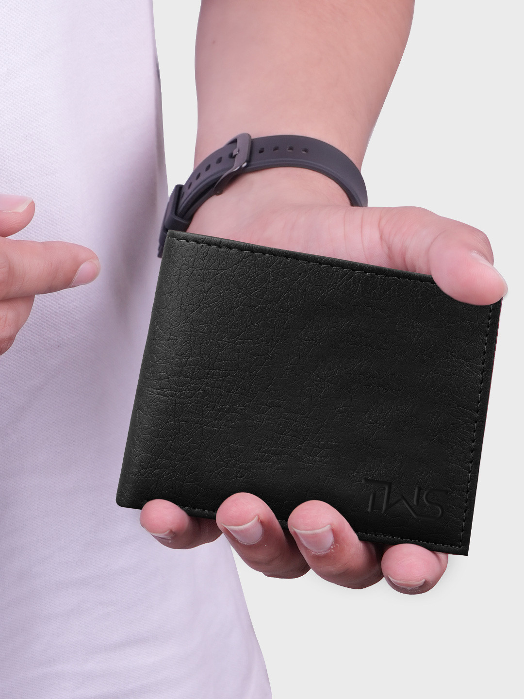 The Wallet Store Men Leather Two Fold Wallet