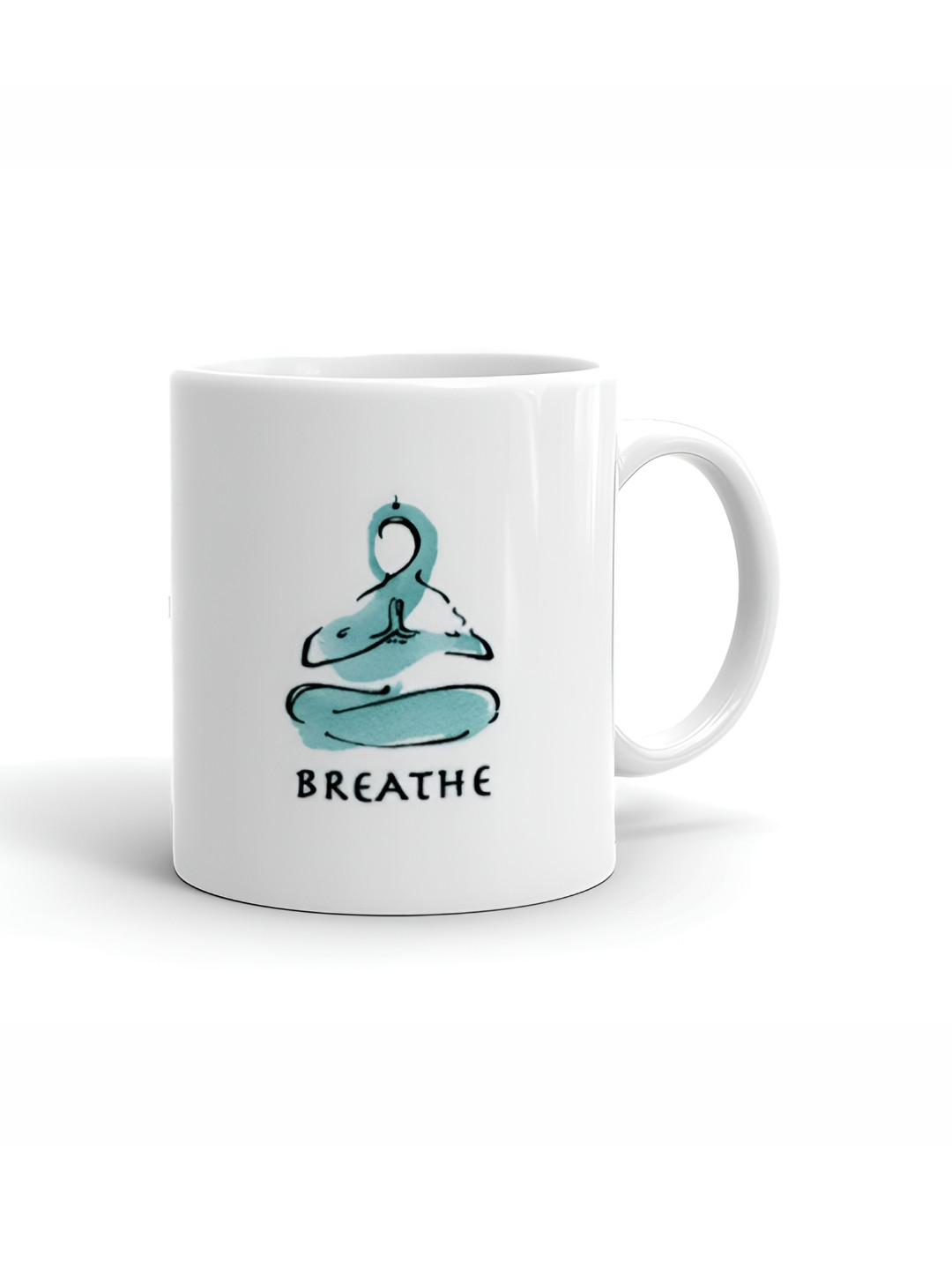 Khakee Cat Lovers Combo White Typography Ceramic Microwave Safe Mug-325ml