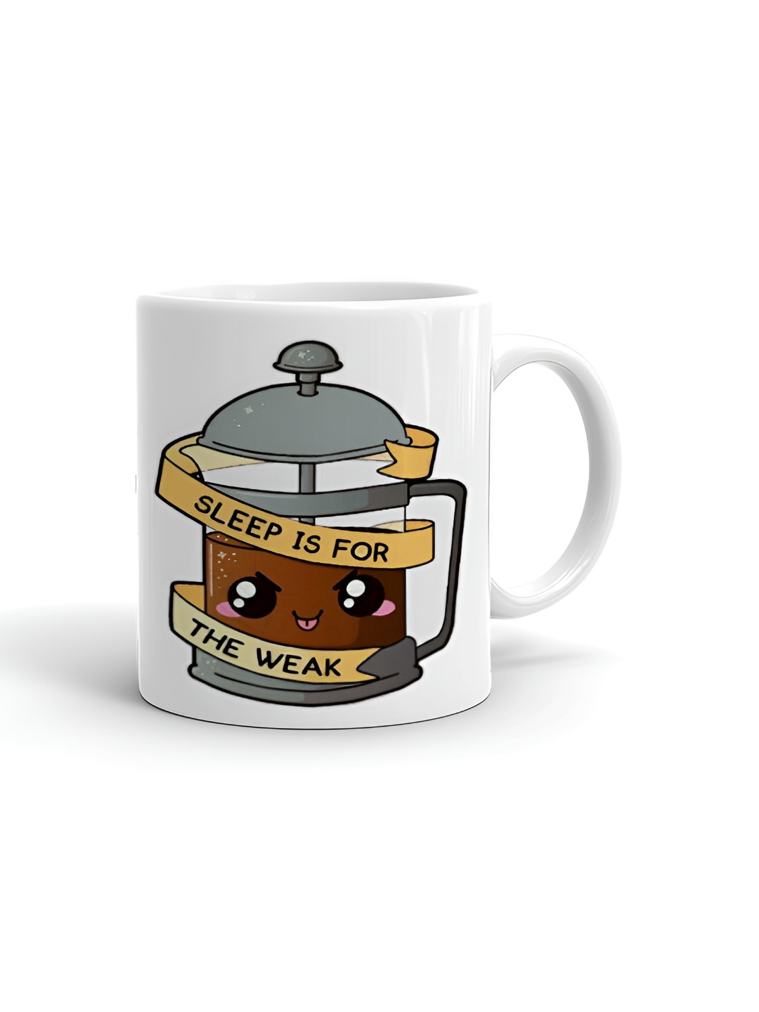 Khakee Celebrating The Best Boss White Typography Ceramic Microwave Safe Mug-325ml