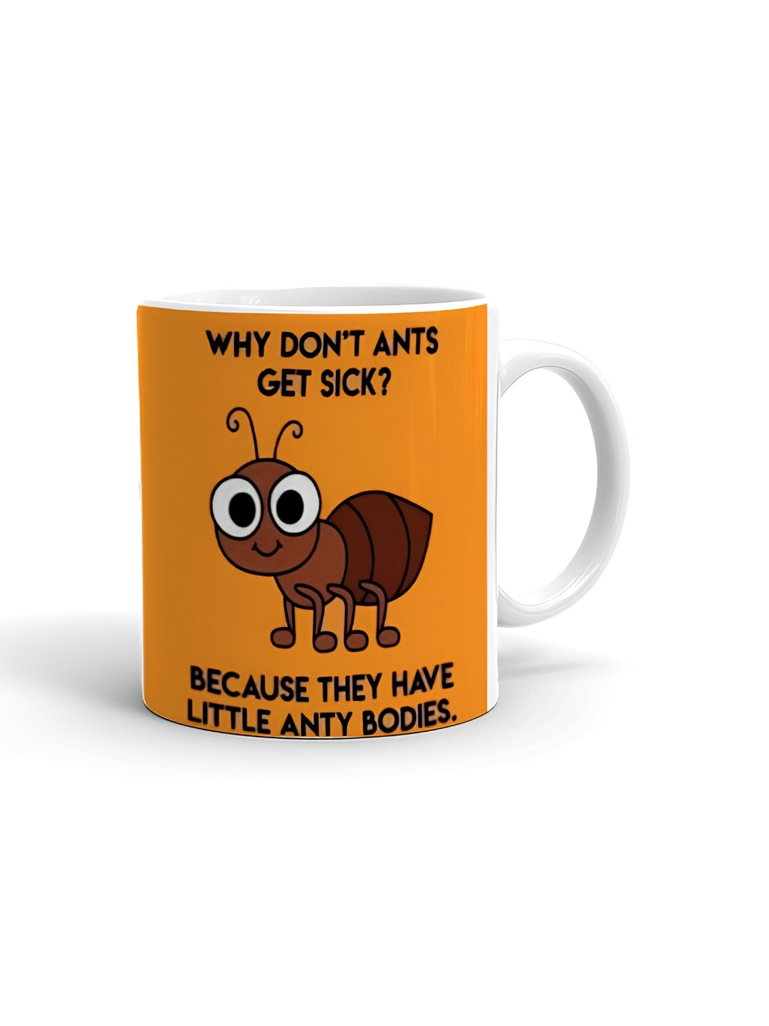 Khakee Shayan Name Personalised White Typography Ceramic Handmade Mug-325ml