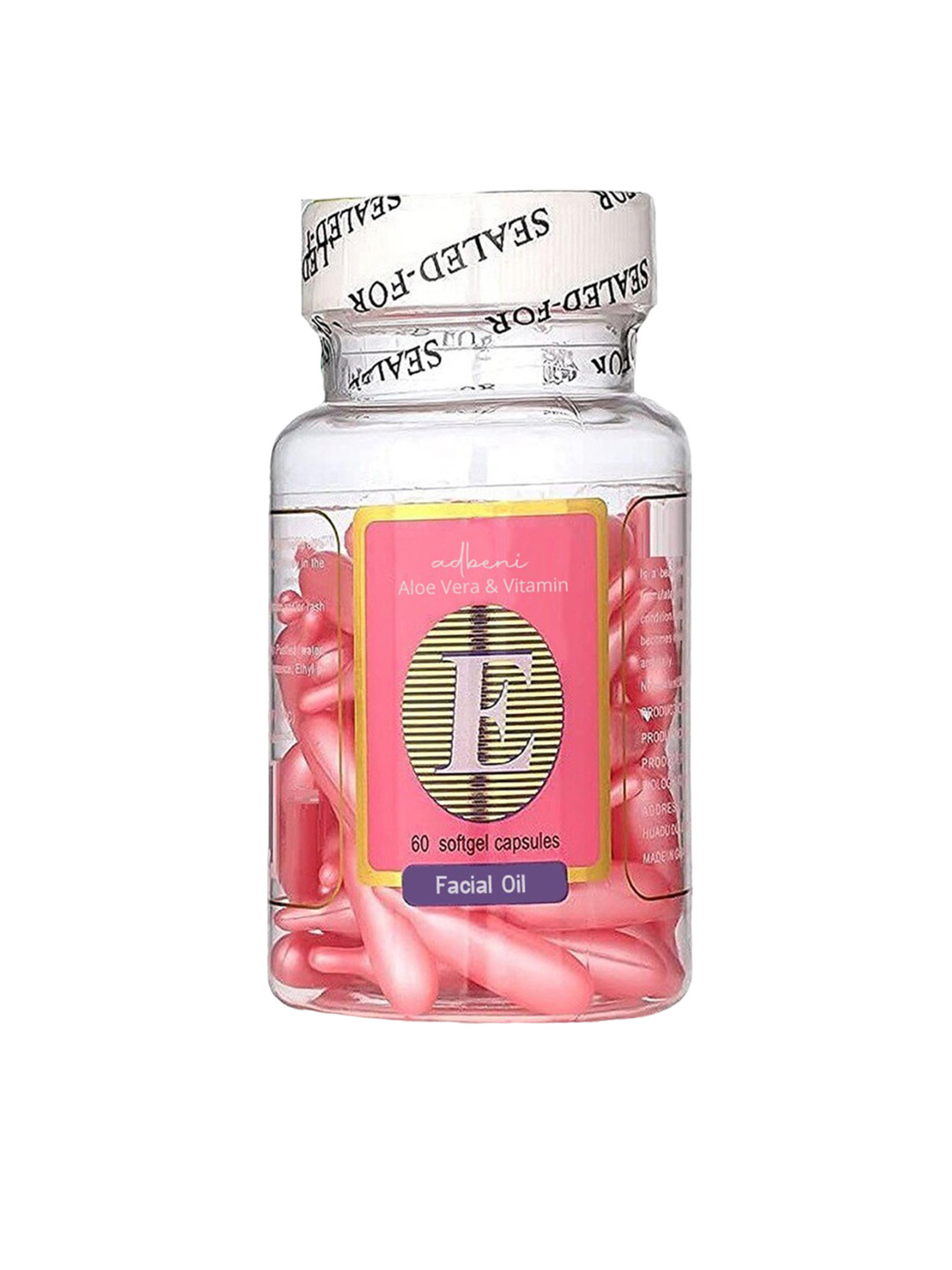 Adbeni Aloevera & Vitamin E Oil Capsules To Reduce Fine Lines - 30 Capsules