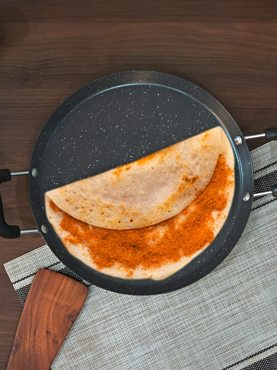 Femora Black Carbon Steel Dishwasher Safe Tava