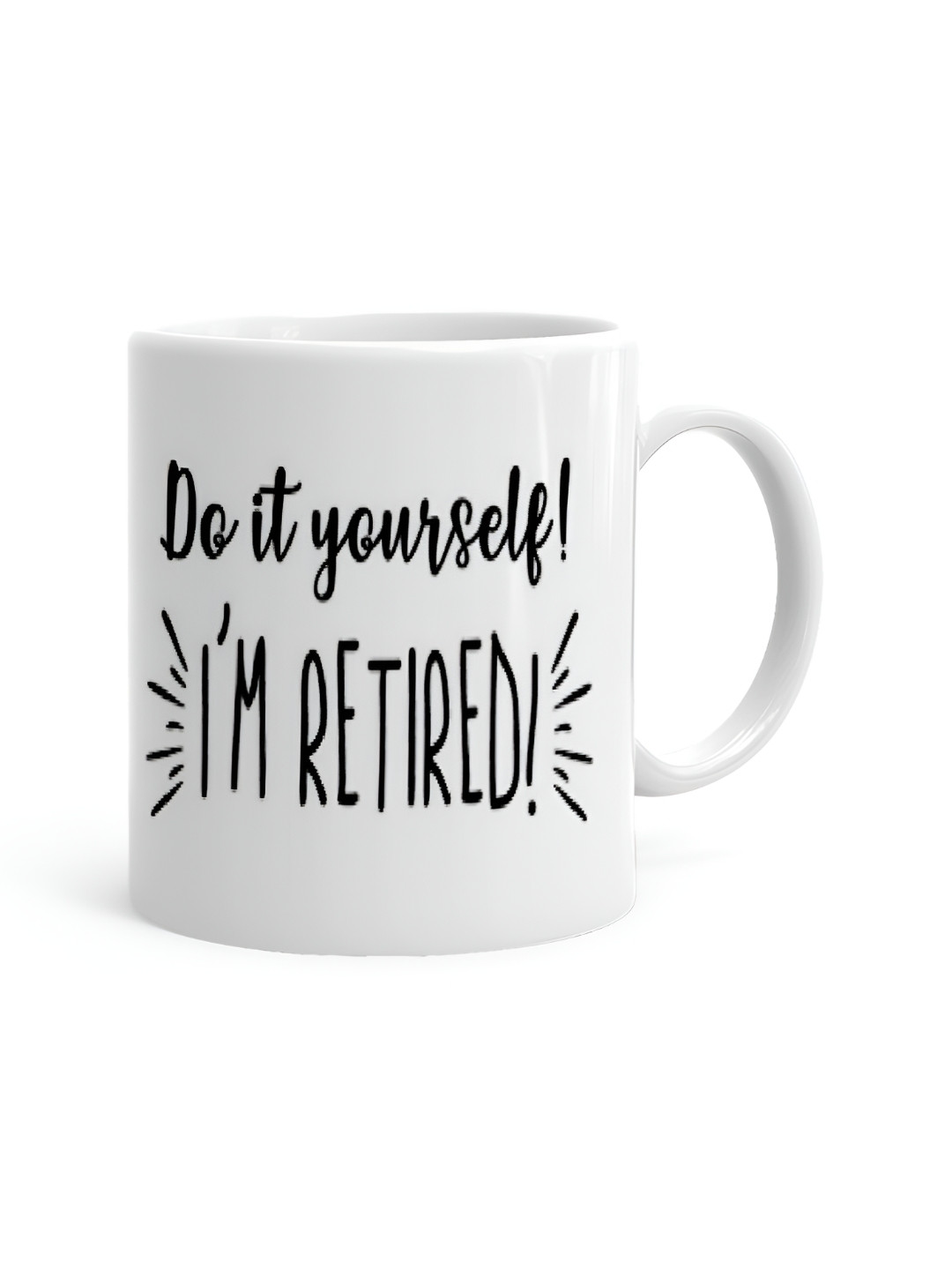 Khakee I Am Sorry I Love U White Typography Ceramic Handmade Mug-325ml