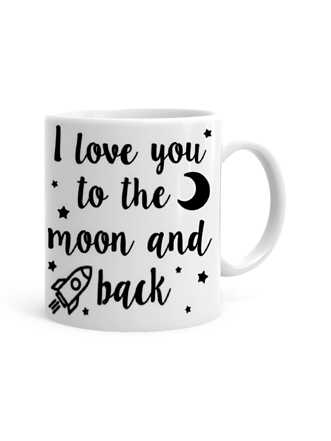 Khakee Raja Name Personalised White Typography Ceramic Handmade Mug-325ml