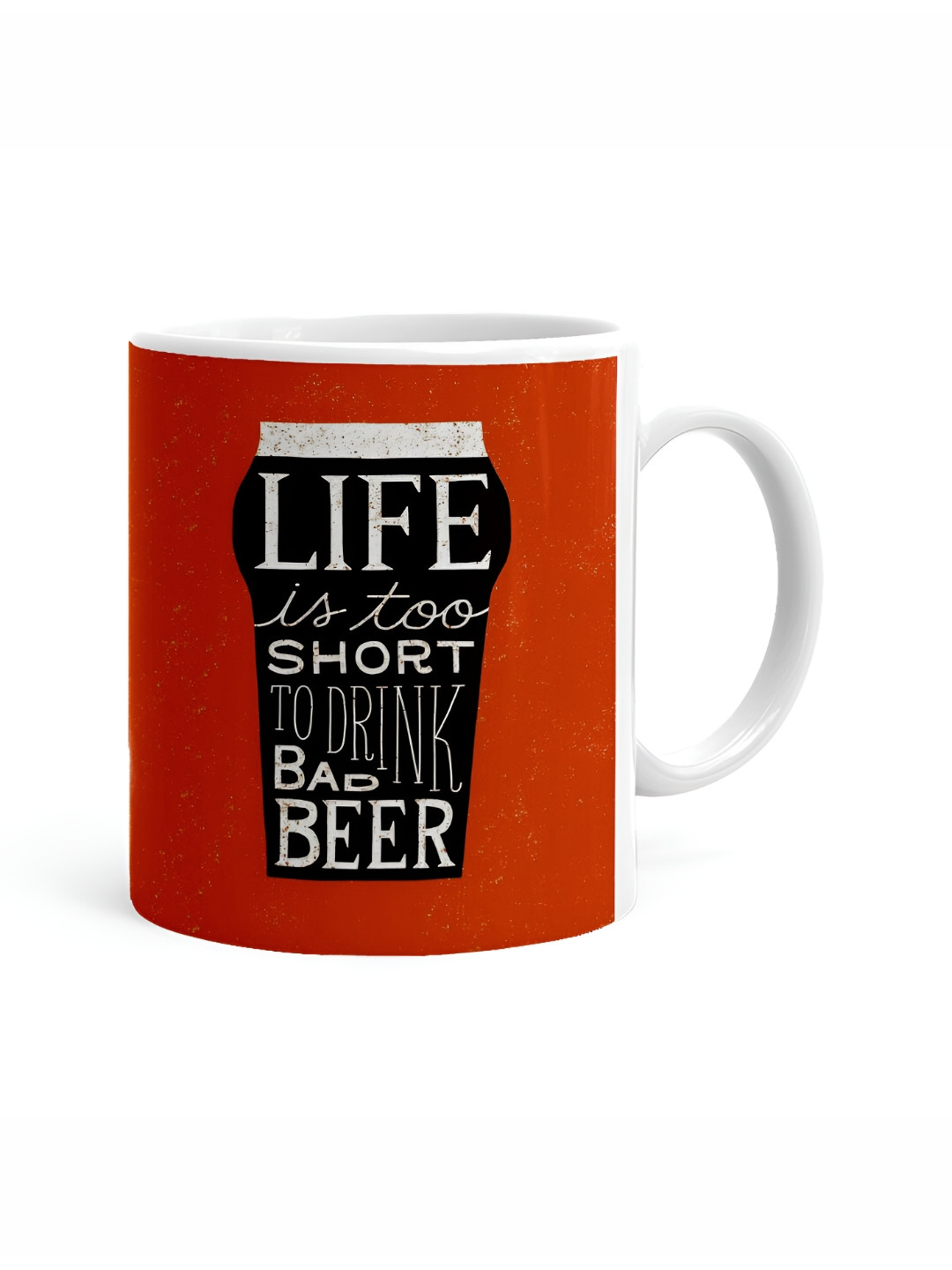 Khakee Happy Womens Day White Typography Ceramic Microwave Safe Mug-325ml