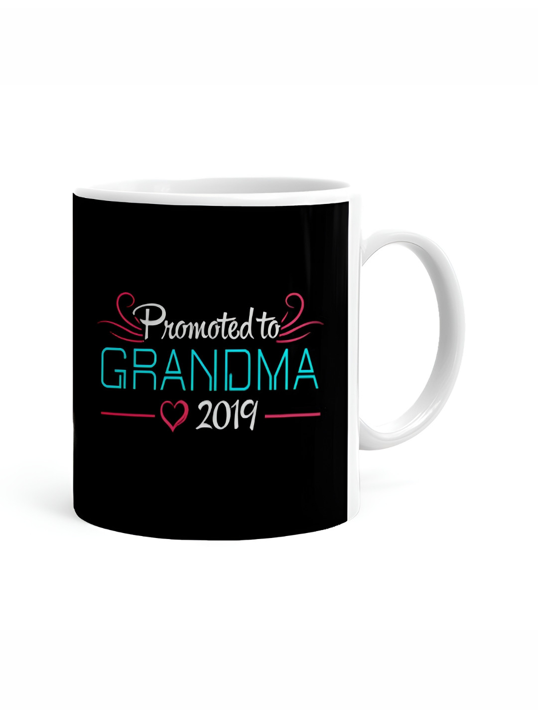 Khakee Som Name Personalised White Typography Ceramic Handmade Mug-325ml