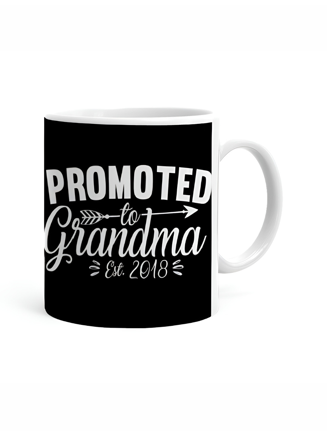 Khakee Viplab Name Personalised White Typography Ceramic Microwave Safe Mug-325ml