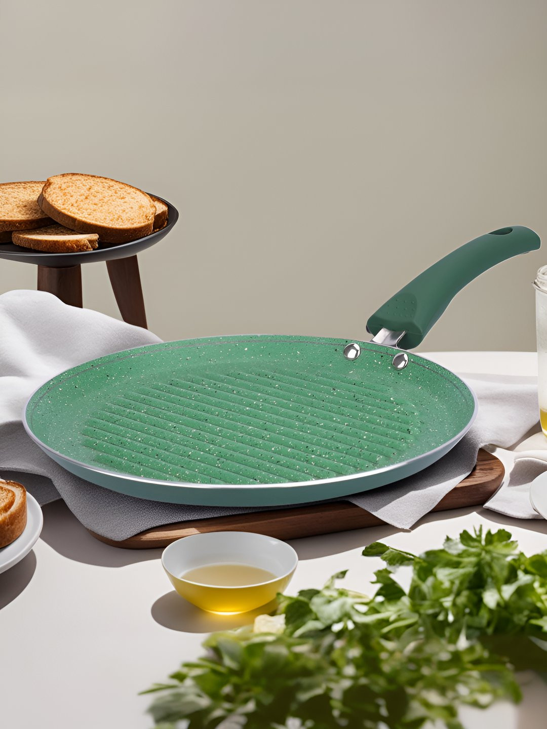 The Better Home Green Non-Stick Grill Pan