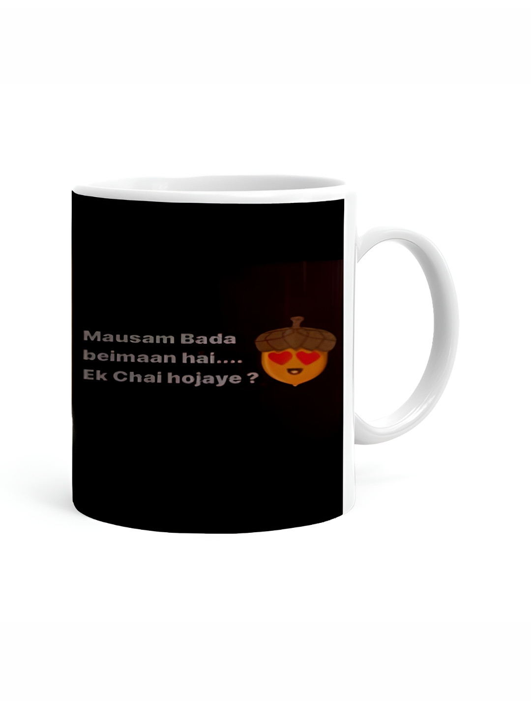 Khakee Mrs Always Right White Typography Ceramic Microwave Safe 2 Piece Mugs-325ml