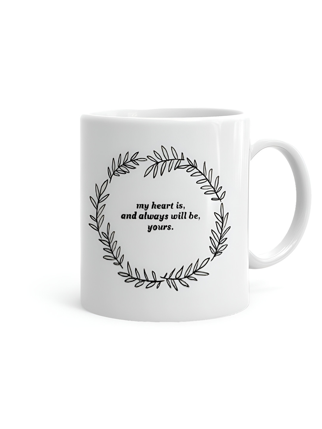 Khakee Youre The Best Mom In The World White Typography Ceramic Handmade Mug-325ml