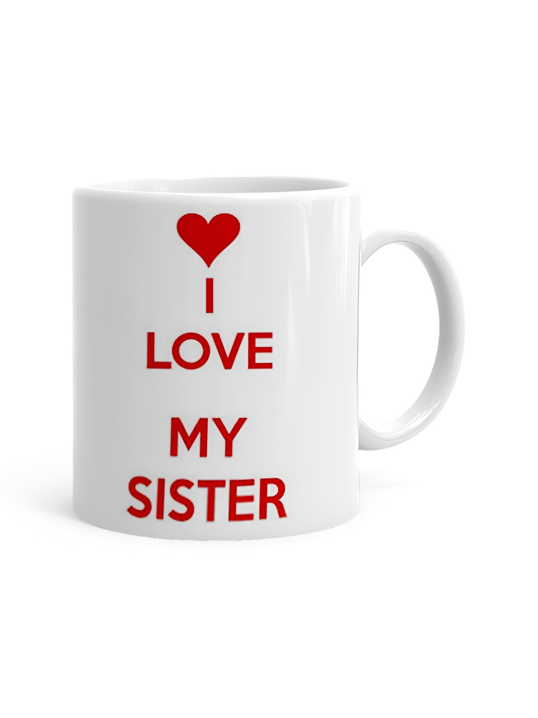 Khakee Shlok Name Personalised White Typography Ceramic Microwave Safe Mug-300ml