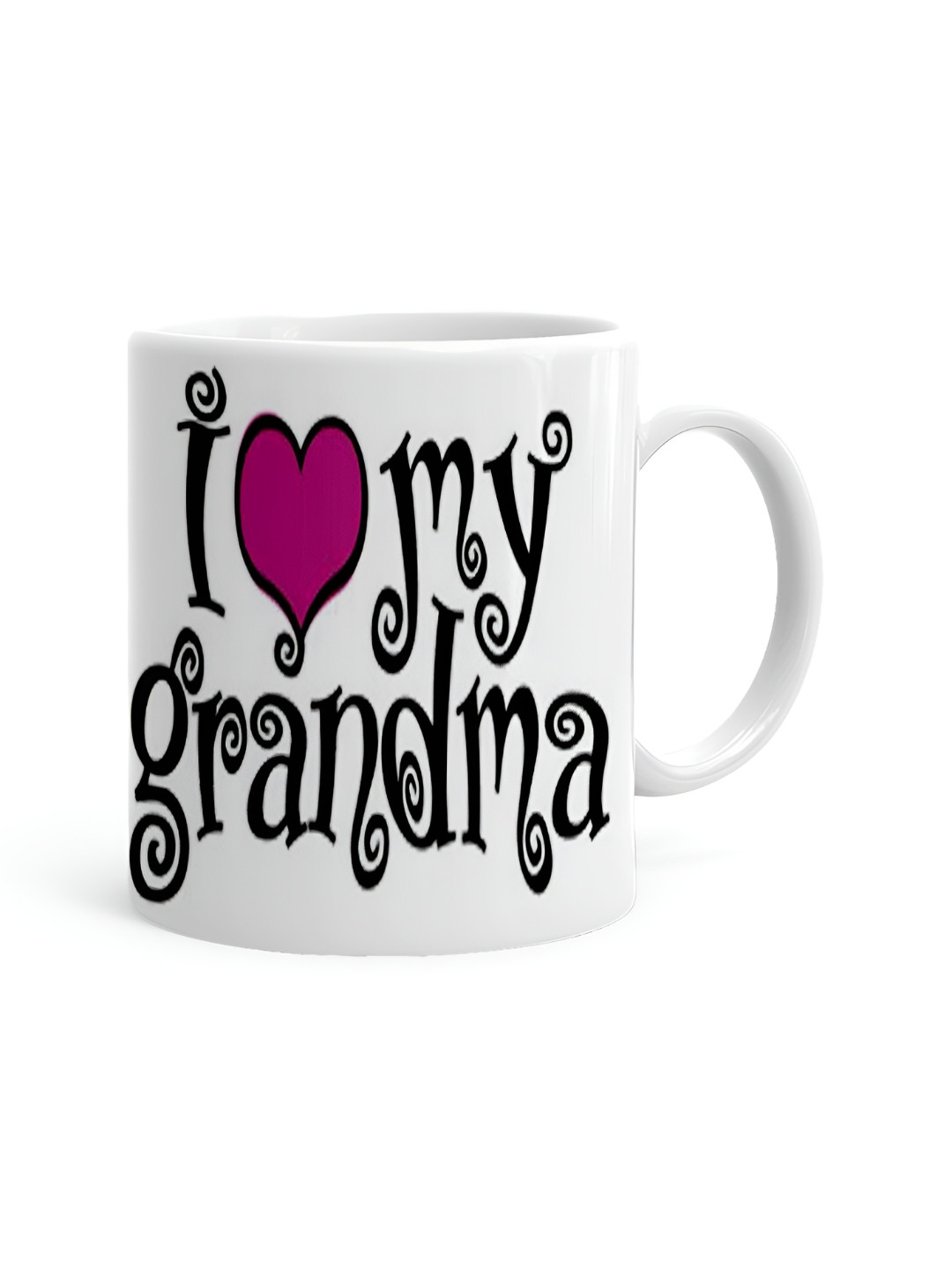 Khakee Dear Brother Everything You Desire And Everything You Dream Of White Typography Ceramic Handmade Mug-325ml