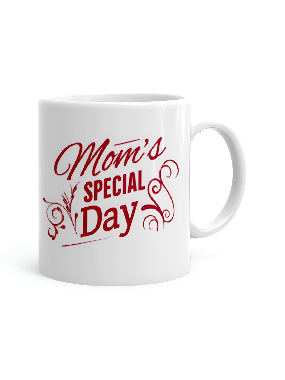 Khakee Uthkarsh Name Personalised White Typography Ceramic Microwave Safe Mug-325ml