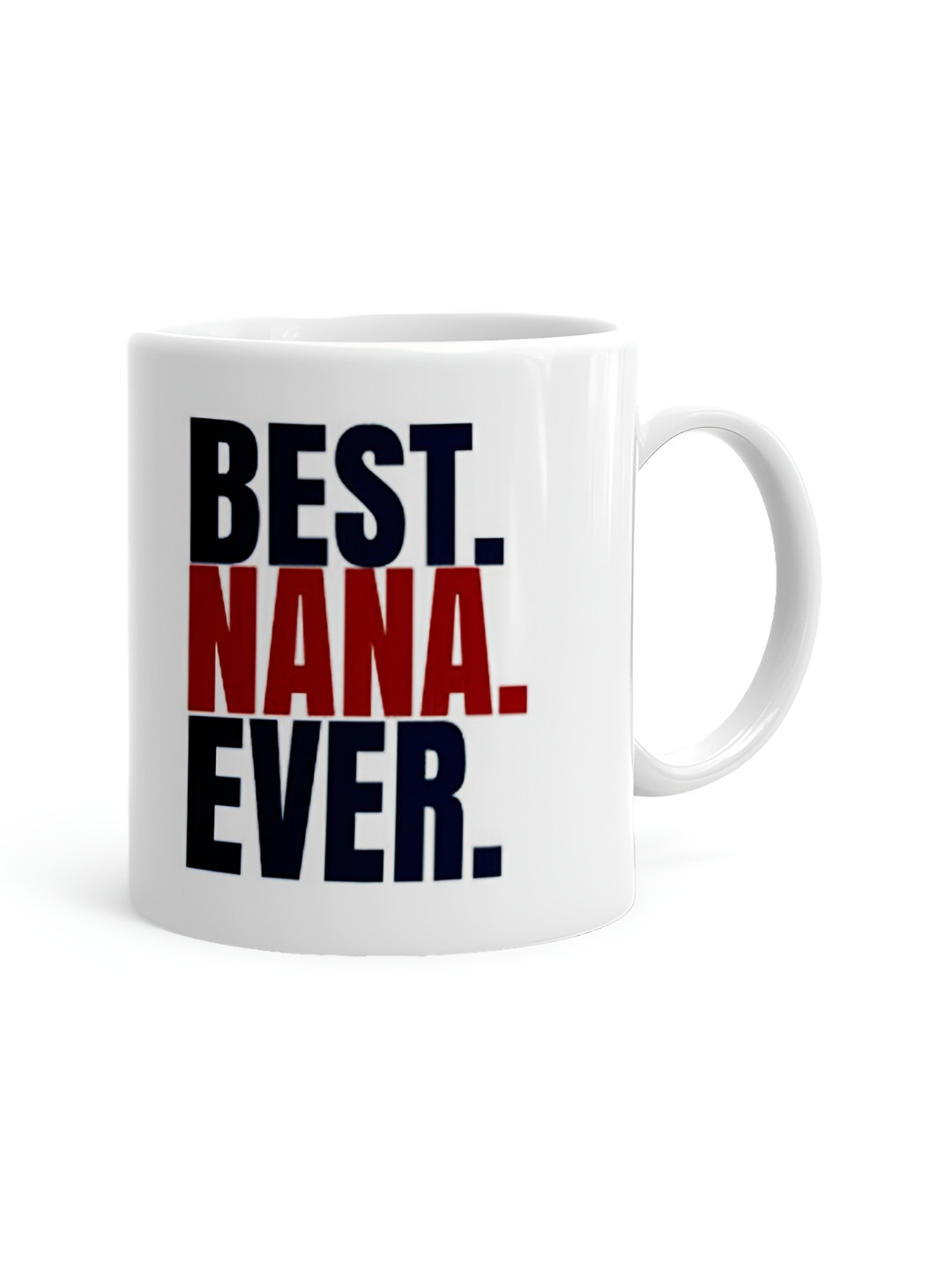 Khakee Dog & Heart White Typography Ceramic Handmade Mug-325ml