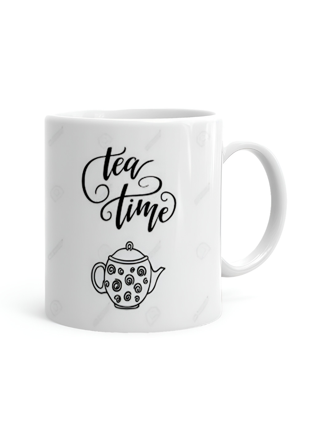 Khakee Happy Birthday Dad White Typography Ceramic Microwave Safe Mug-325ml