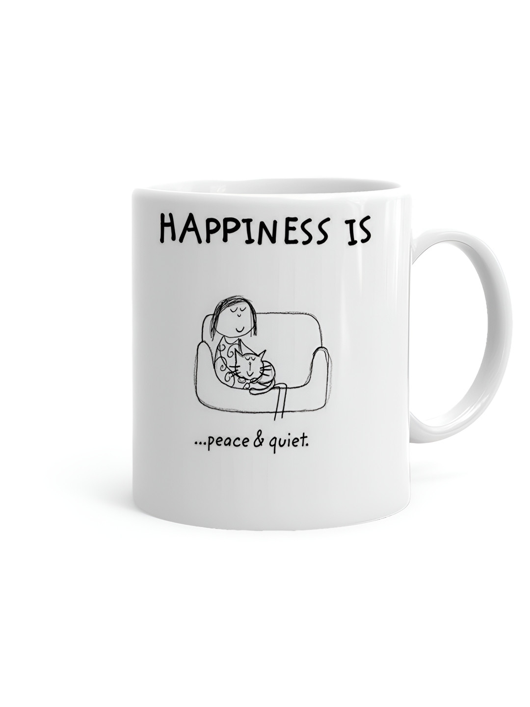 Khakee Wife White Typography Ceramic Microwave Safe 2 Piece Mugs-325ml