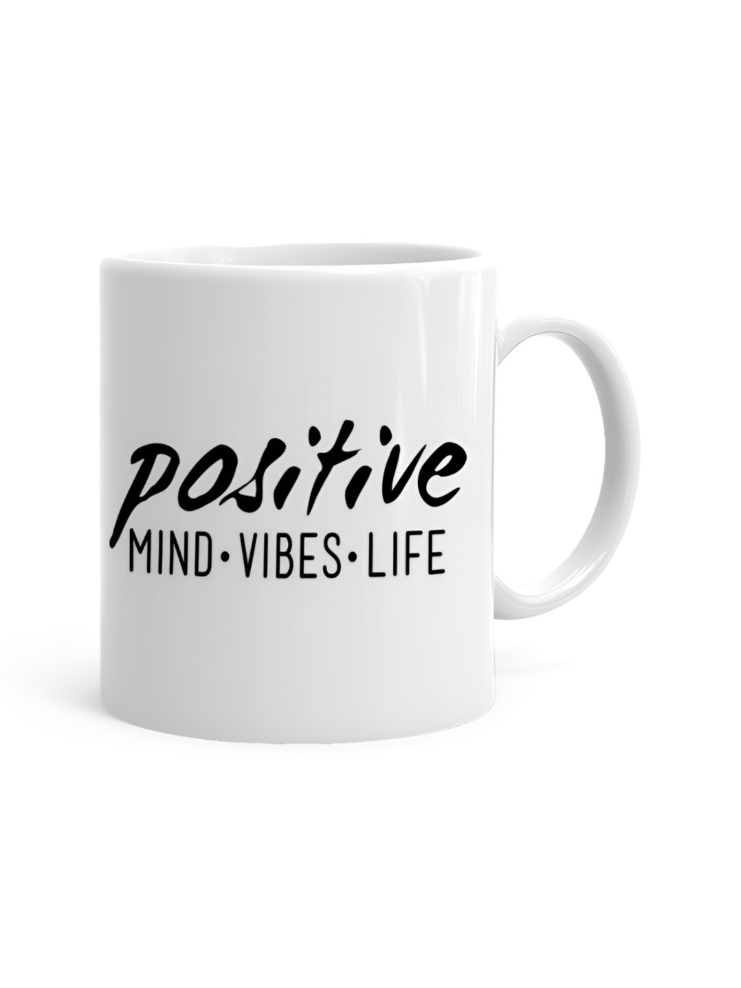 Khakee I Love My Little Brother White Typography Ceramic Handmade Mug-325ml