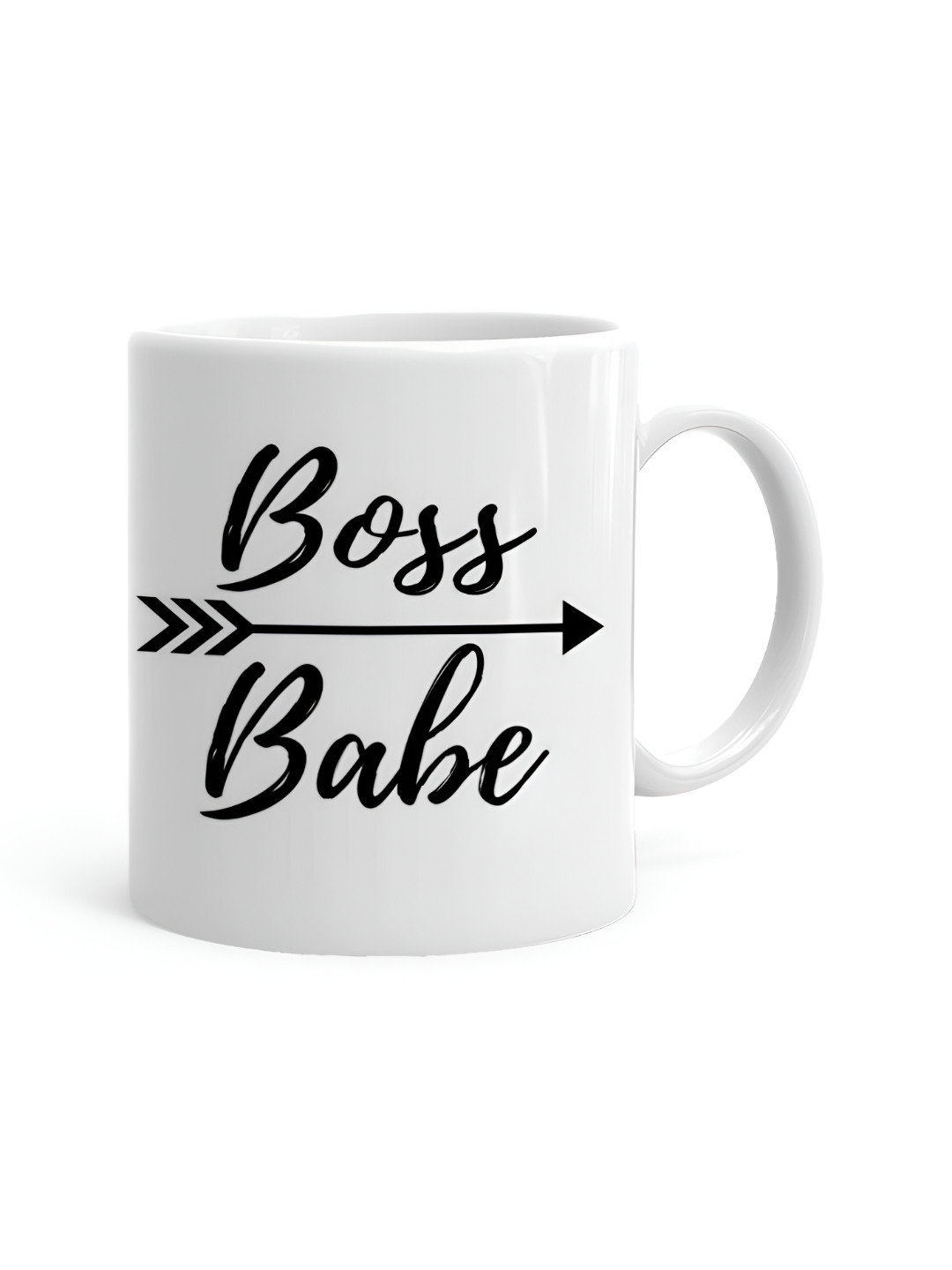 Khakee Be Yourself White Typography Ceramic Microwave Safe Mug-325ml