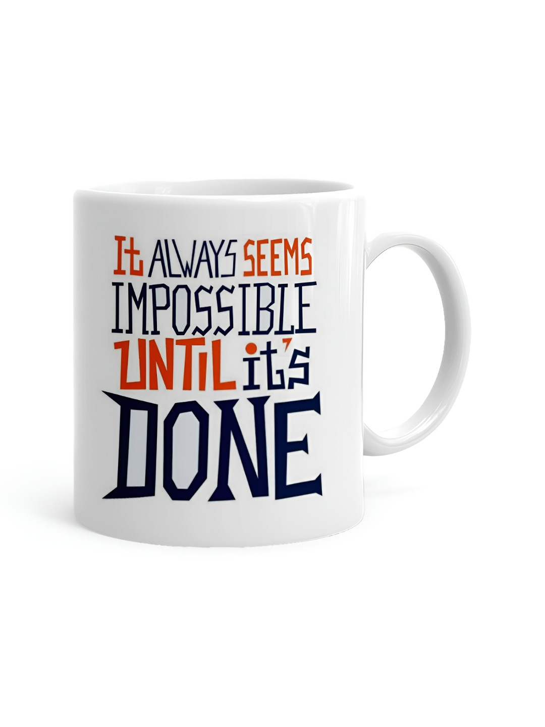 Khakee Best Nana White Typography Ceramic Microwave Safe Mug-325ml