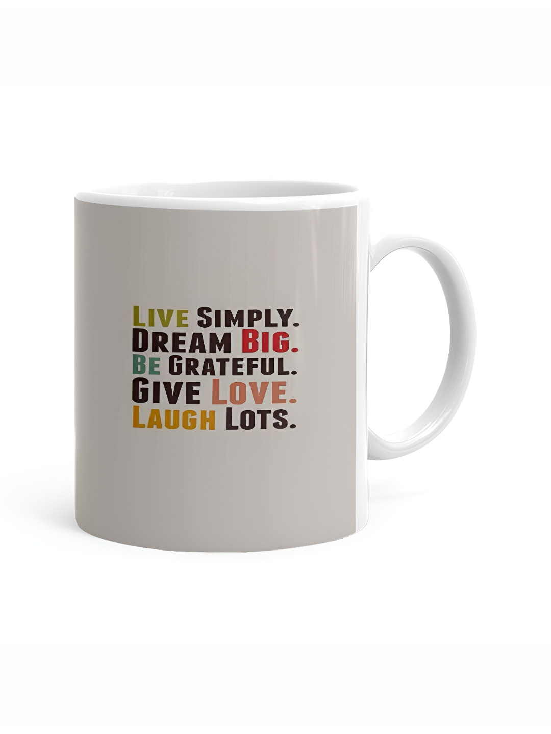 Khakee Best Actor White Typography Ceramic Microwave Safe Mug-325ml