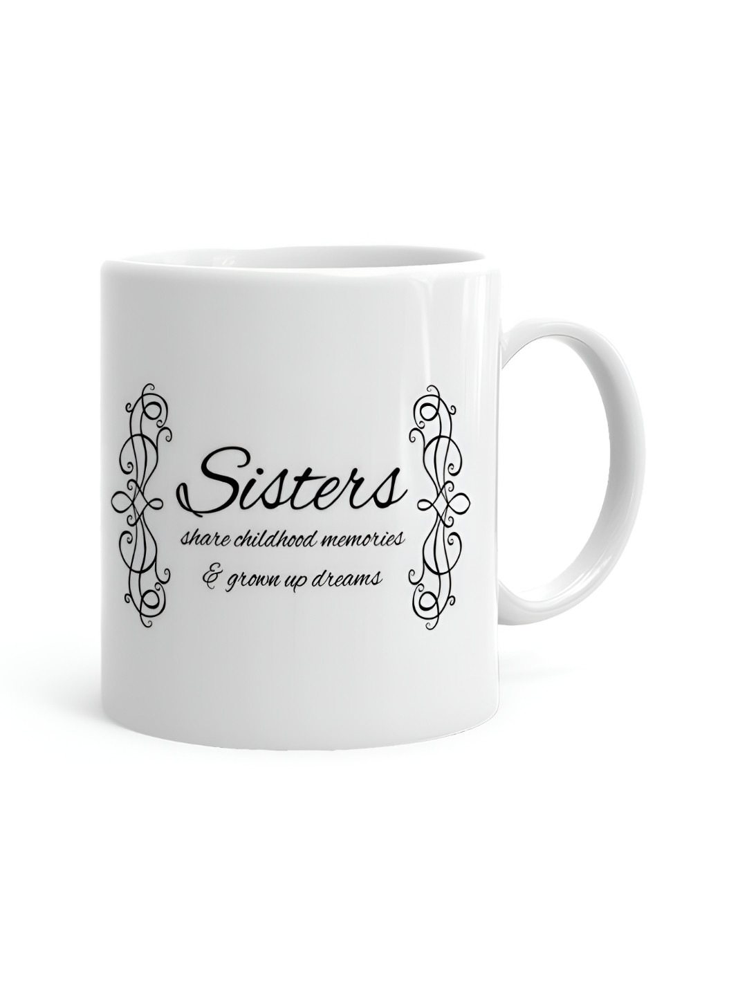 Khakee Diwali White Typography Ceramic Microwave Safe Mug-325ml