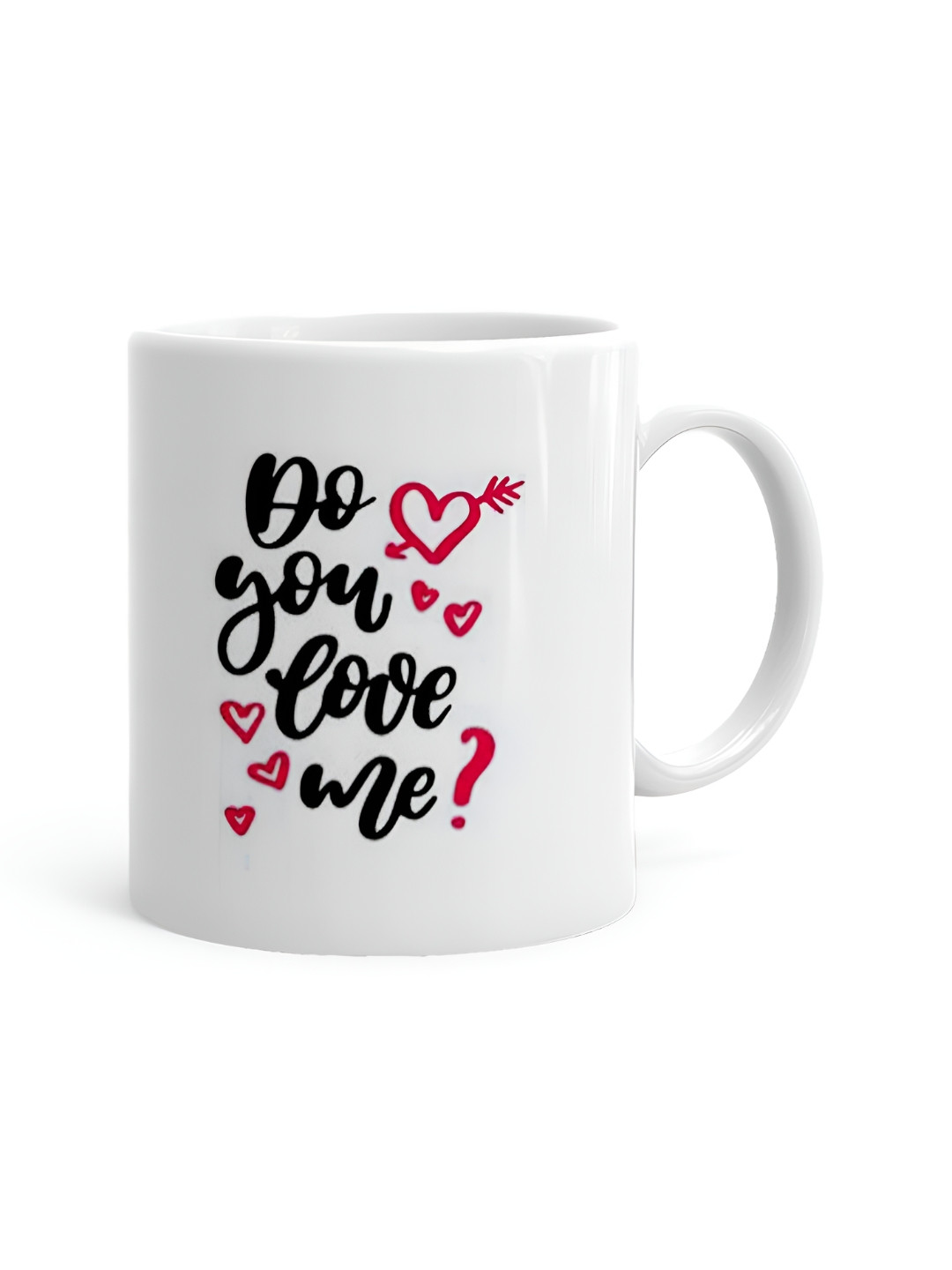 Khakee Ragin Name Personalised White Typography Ceramic Handmade Mug-325ml