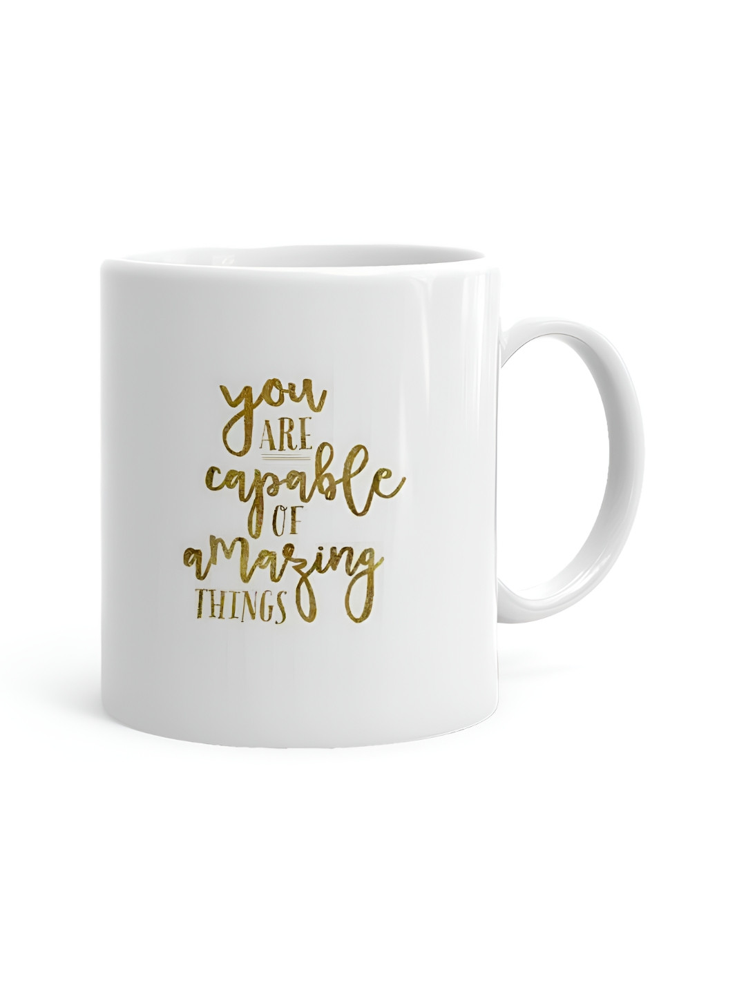 Khakee For Couples Wife Husband White Typography Ceramic Handmade Mug-325ml