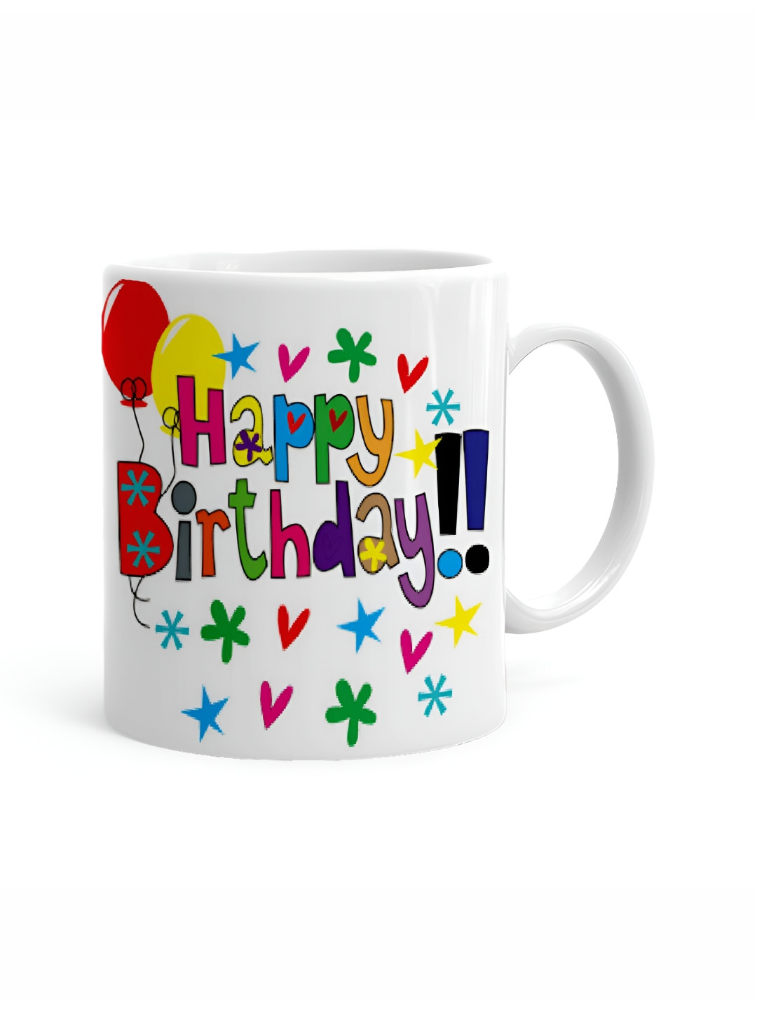 Khakee Best Mummy White Typography Ceramic Microwave Safe 2 Piece Mugs-350ml