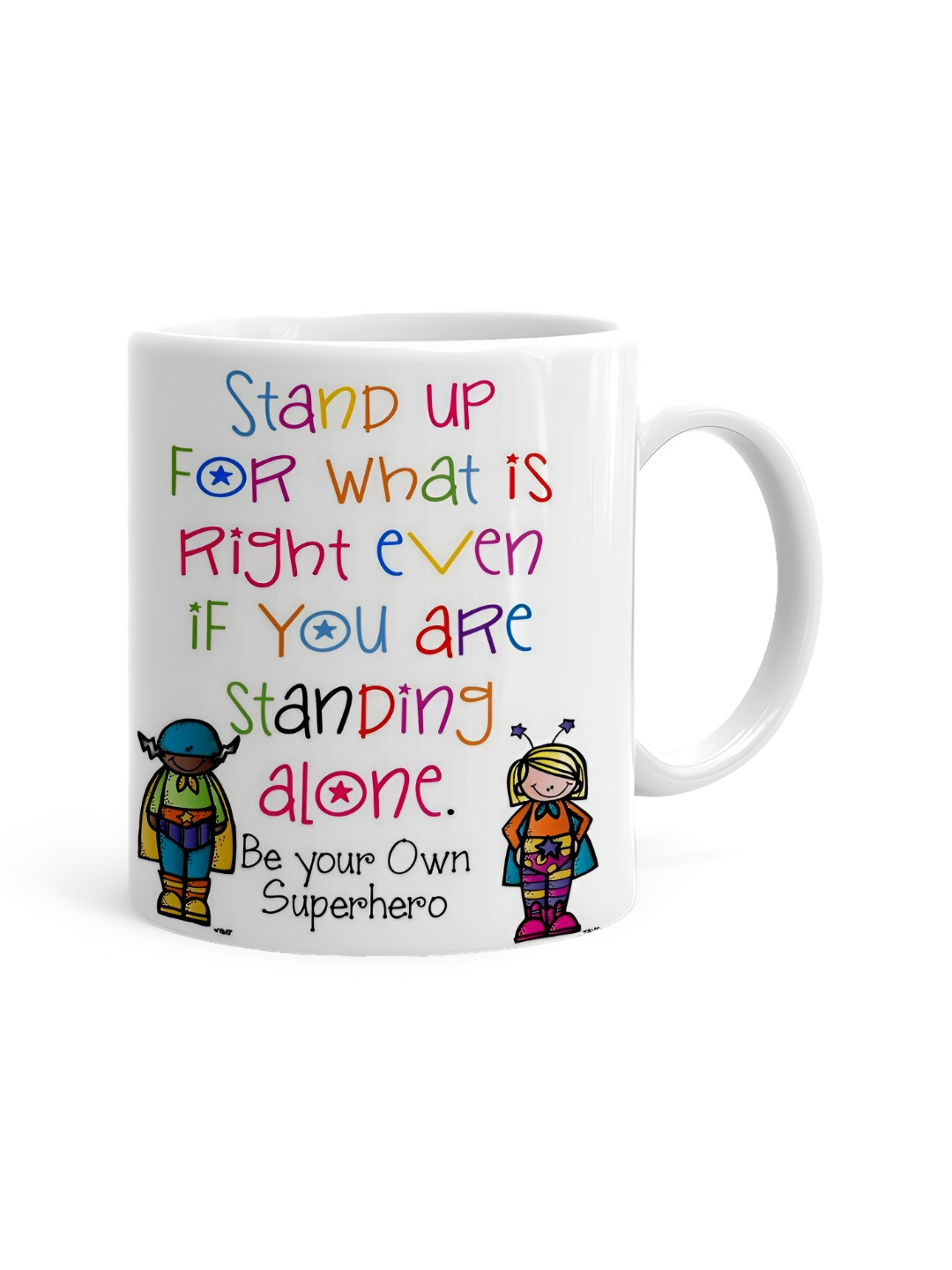 Khakee Personalised I Choose Me Mug White Typography Ceramic Handmade Mug-325ml