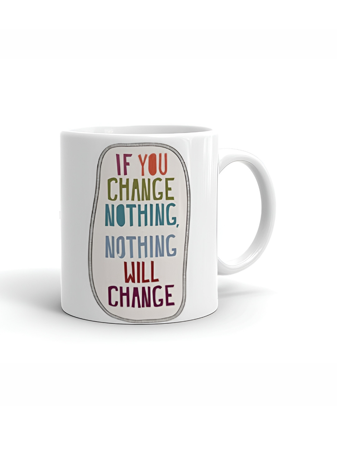 Khakee Super Dad White Typography Ceramic Microwave Safe Mug-325ml
