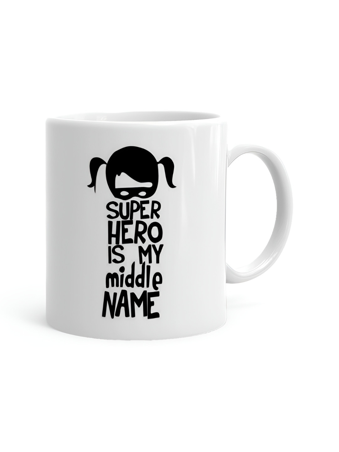 Khakee Omg I Am An Adult Now White Typography Ceramic Microwave Safe Mug-325ml