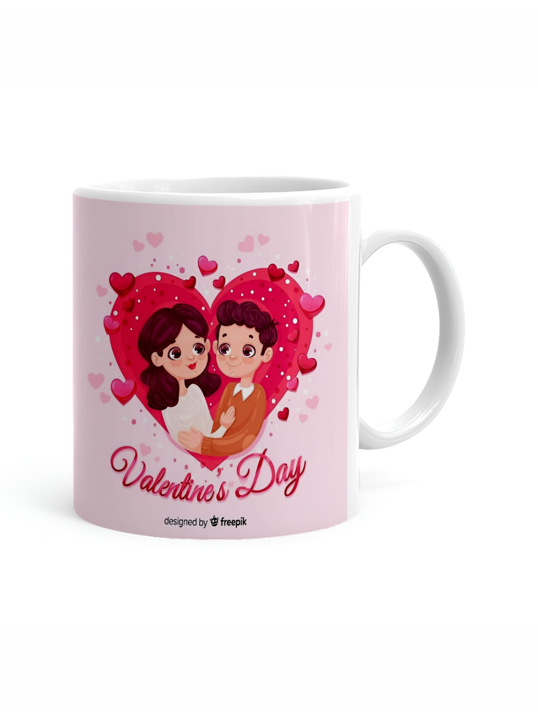 Khakee Im in Love With You White Typography Ceramic Microwave Safe Mug-325ml