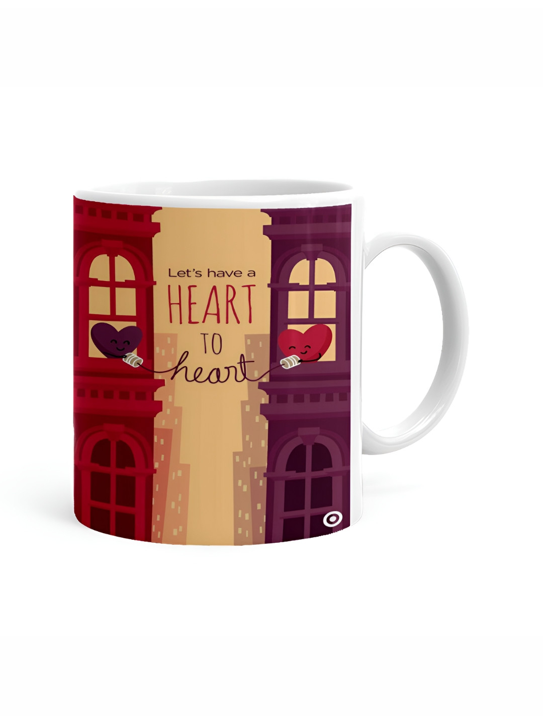 Khakee Brother Sister Relationship White Typography Ceramic Microwave Safe Mug-400ml