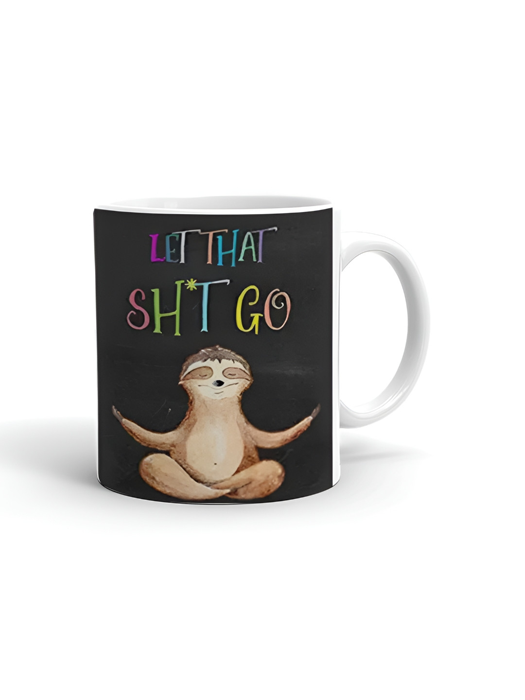 Khakee Motivational Quote White Typography Ceramic Microwave Safe Mug-325ml