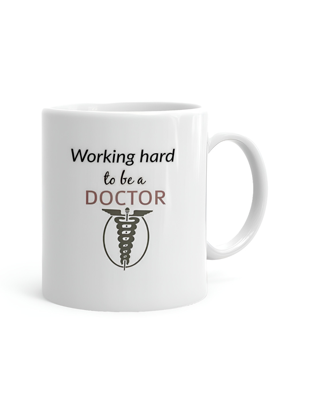 Khakee Pregnant Couple White Typography Ceramic Microwave Safe Mug-325ml