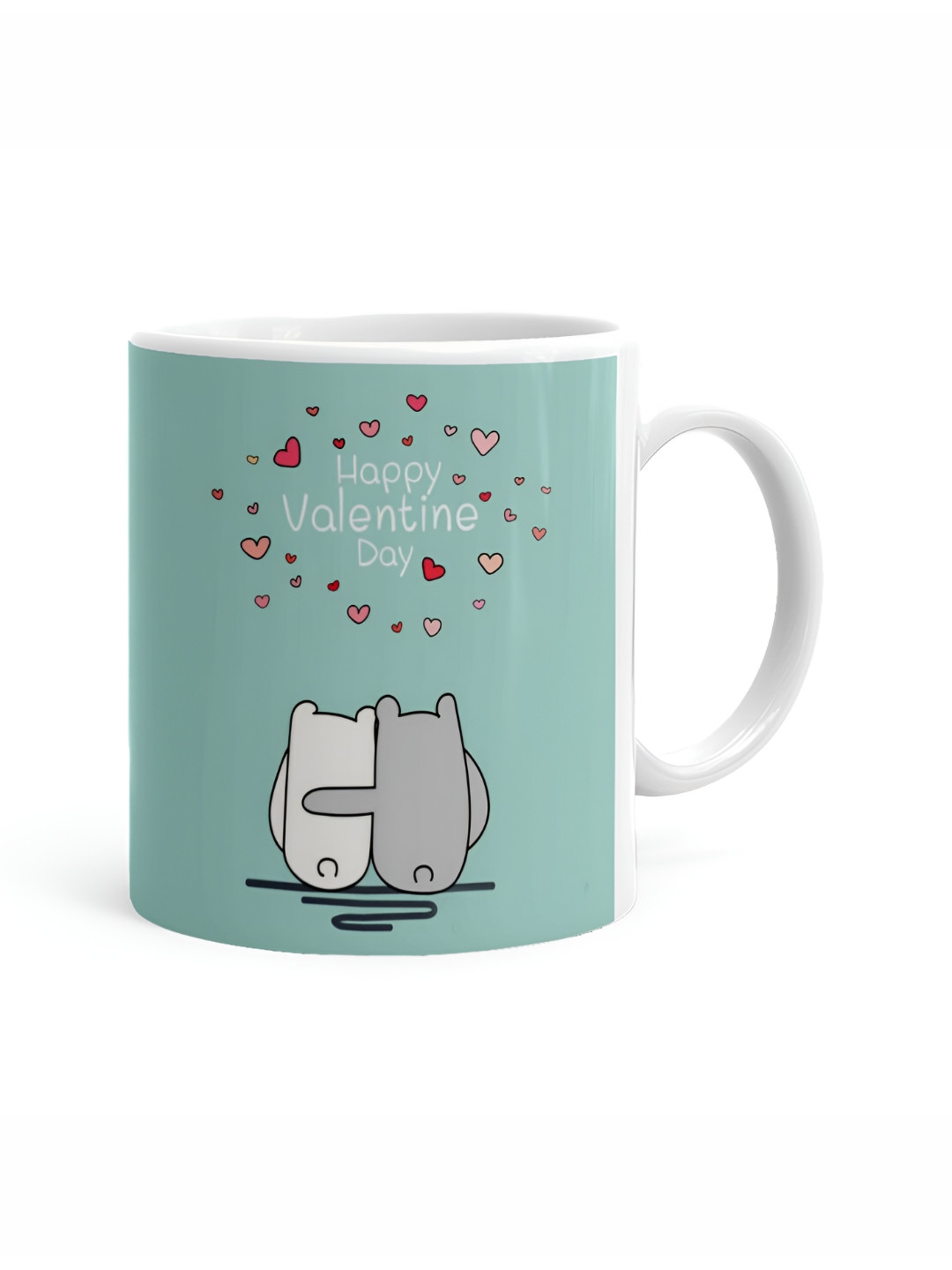 Khakee Dear Sister Happy Birthday To You White Typography Ceramic Microwave Safe Mug-325ml