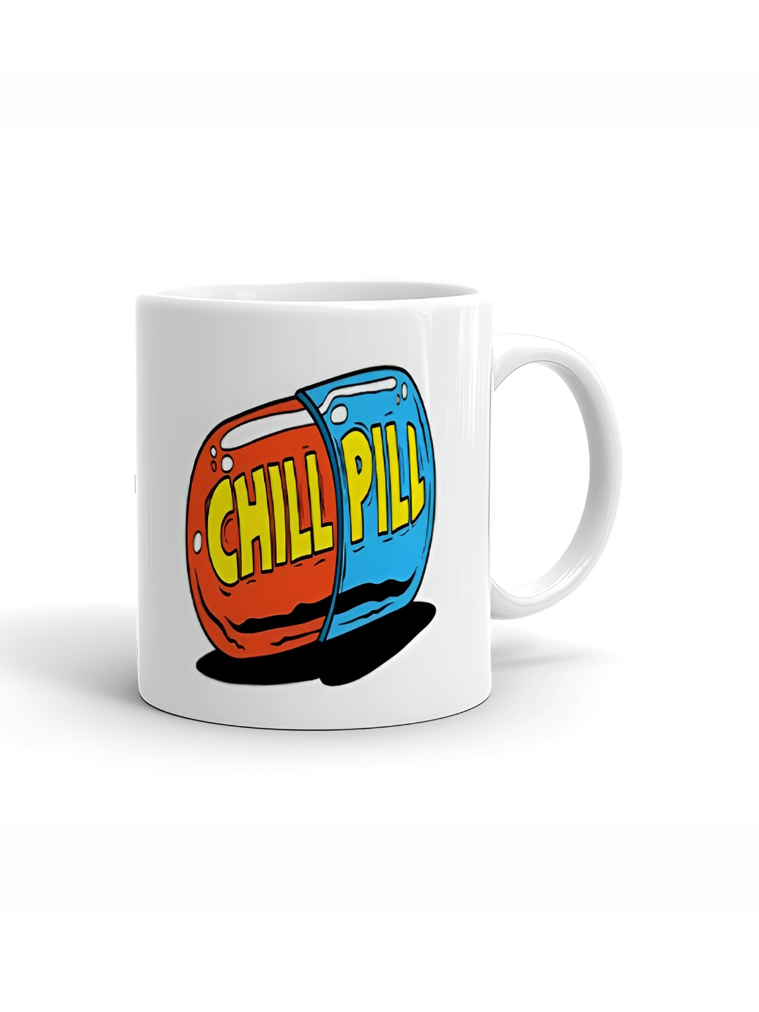 Khakee Brother Sister Relationship White Typography Ceramic Microwave Safe Mug-325ml