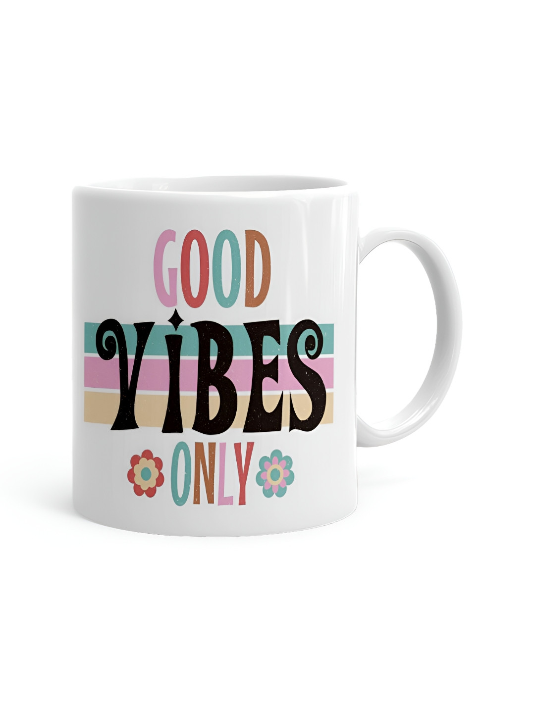 Khakee Our Wedding Day White Typography Ceramic Handmade Mug-325ml