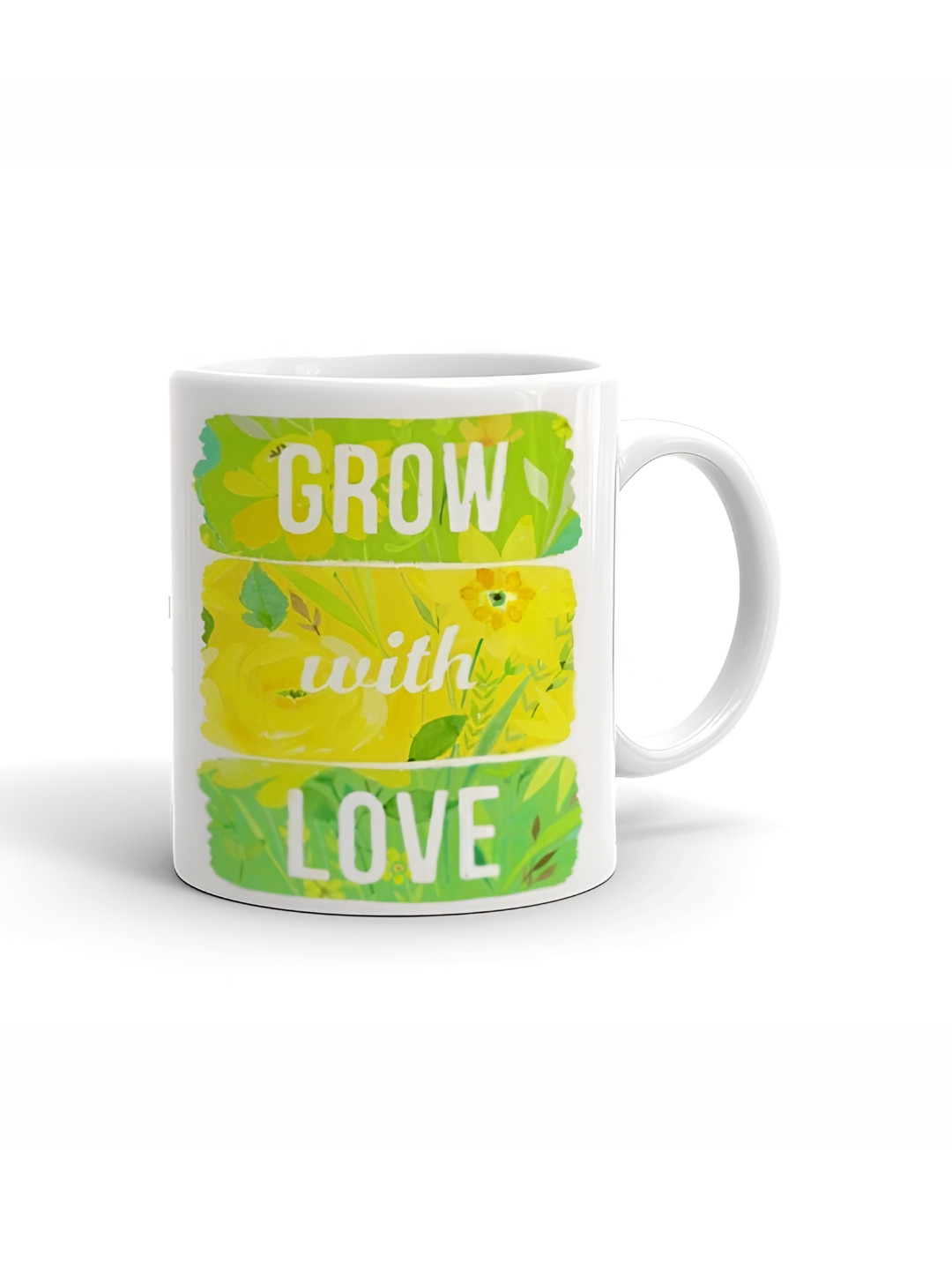 Khakee Personalised Cute Cat White Typography Ceramic Microwave Safe Mug-325ml