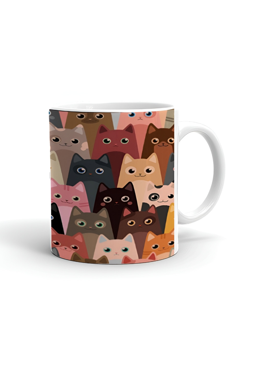 Khakee Personalised Love White Graphic Ceramic Microwave Safe Mug-325ml