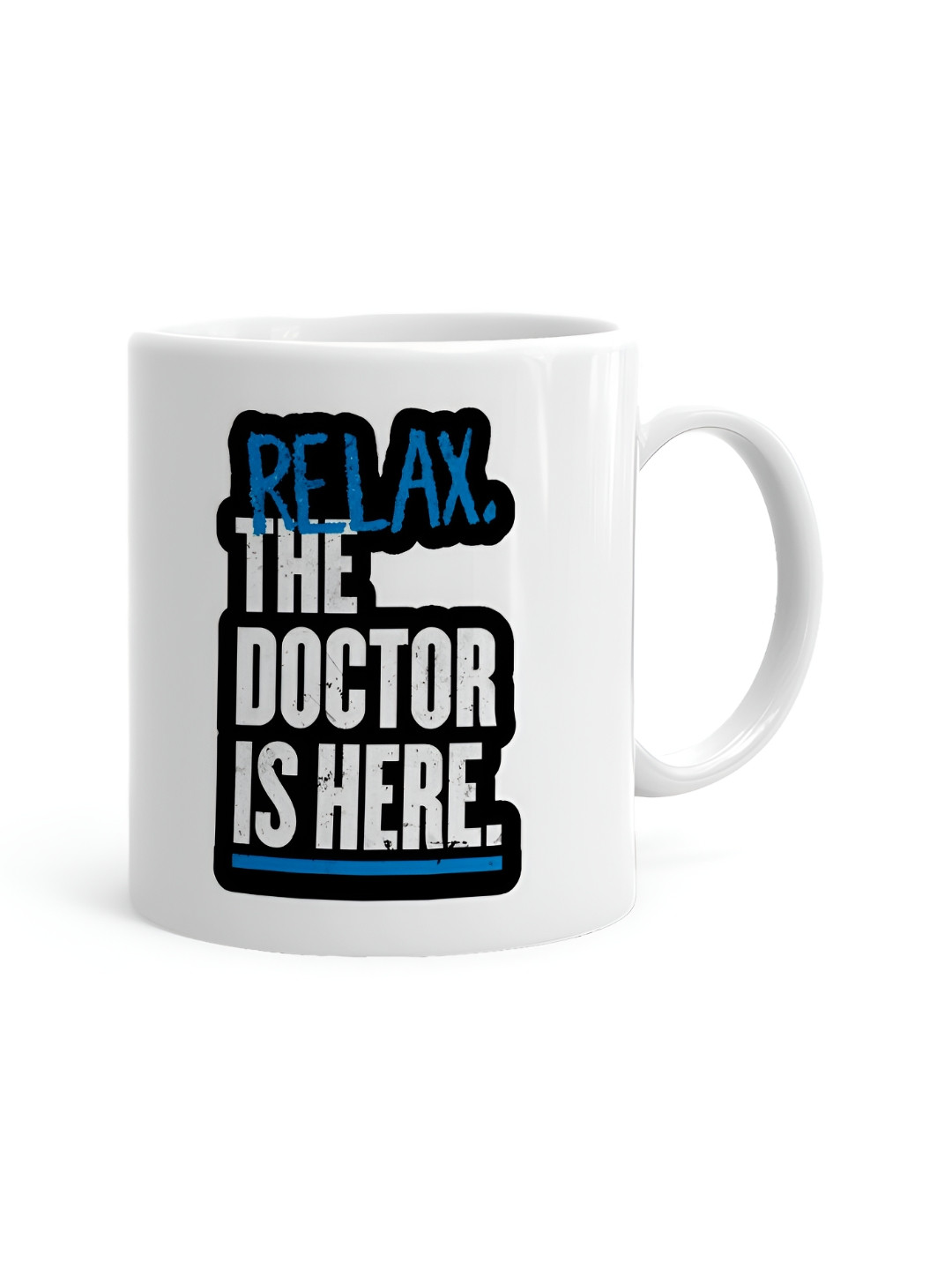 Khakee Feel the Current of My Love White Typography Ceramic Microwave Safe Mug-325ml