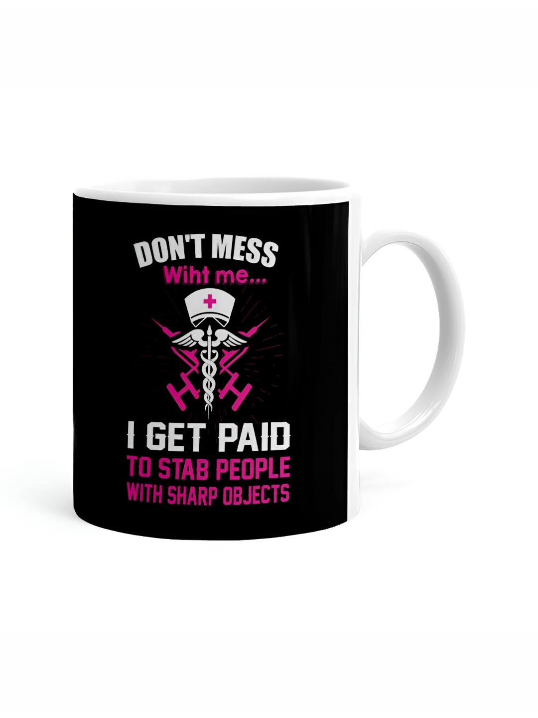 Khakee Not Matter How Old the Girls Gets, She Never Stops Needing Her Dad White Typography Ceramic Microwave Safe Mug-325ml