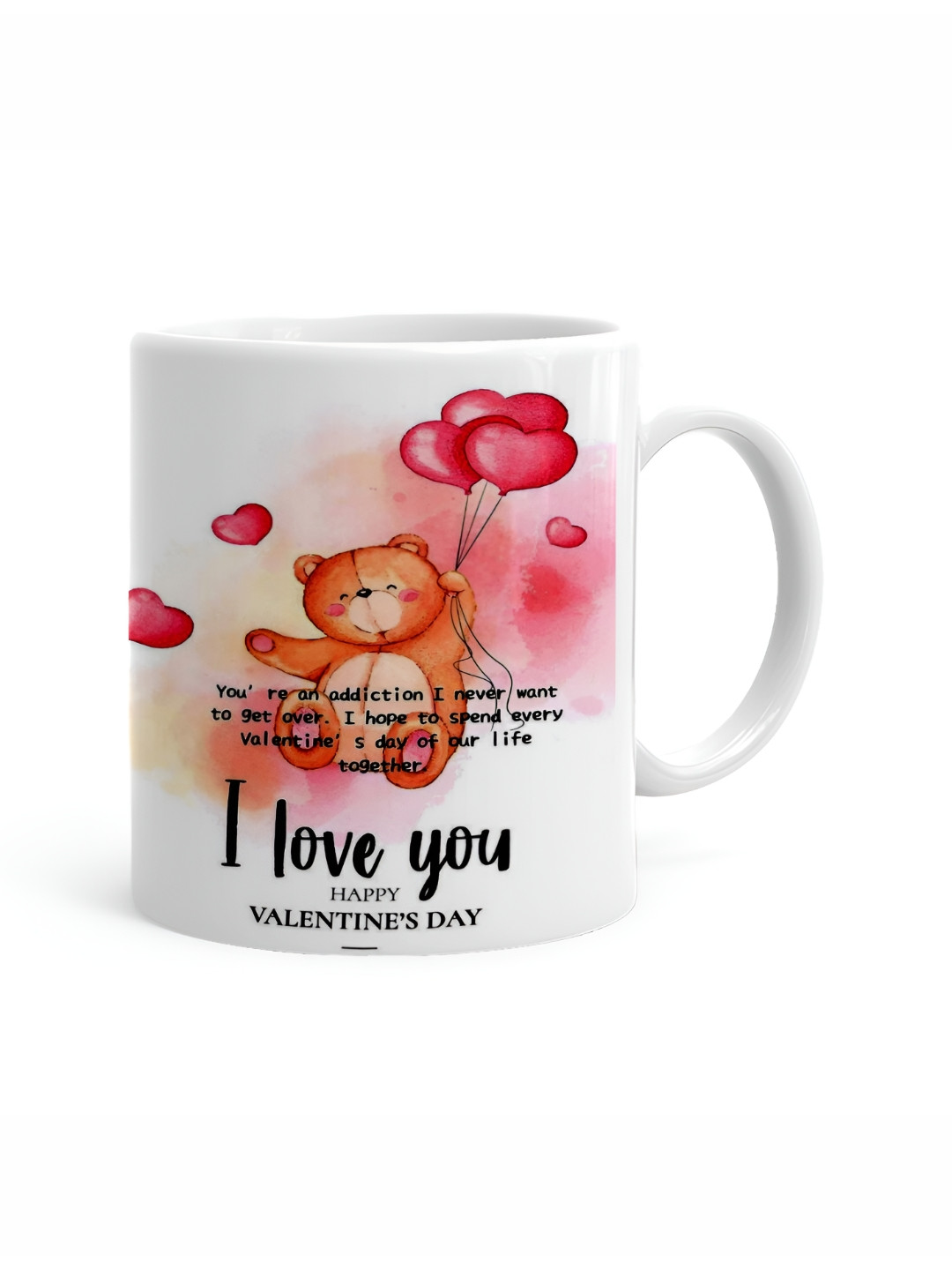 Khakee Different But Best Friends Quote White Typography Ceramic Microwave Safe Mug-325ml